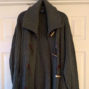 Wool/Cashmere Sweater Cardigan